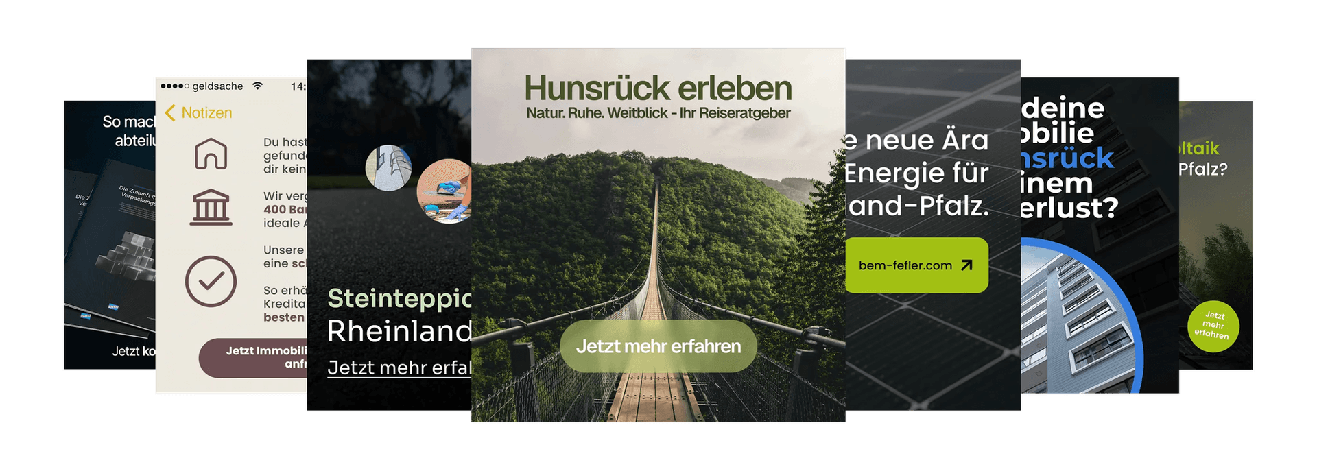 Werbeanzeigen Beispiele einer Hunsrücker Werbeagentur